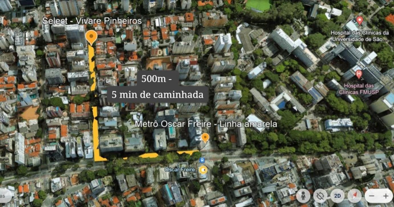 Select Pinheiros-pinheiros Px Ao Hosp Clinicas Apartamento *